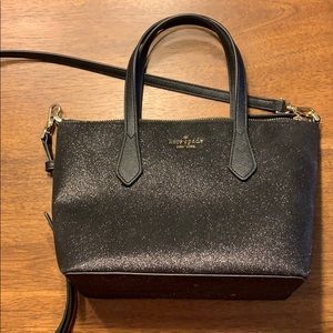 Kate Spade ♠️ Sparkly Black Crossbody
